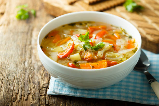 Homemade vegetable soup